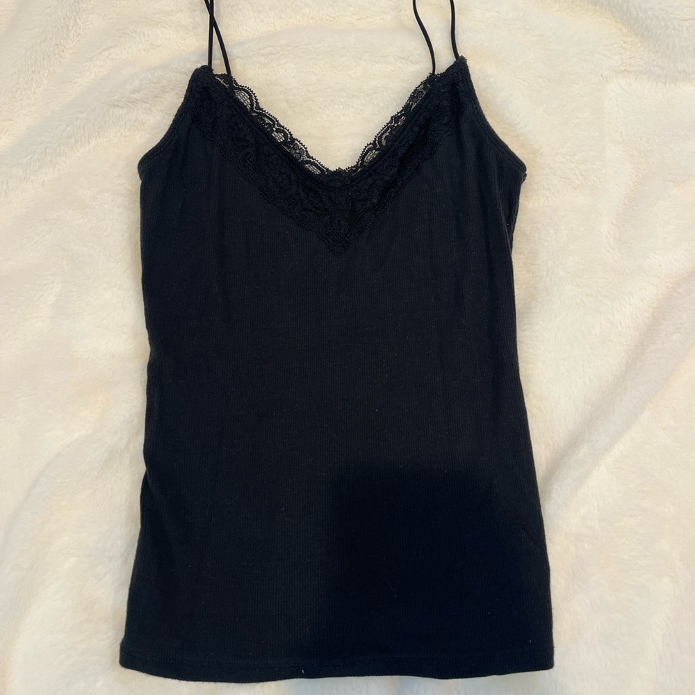 Hollister Black Lace Cami Top